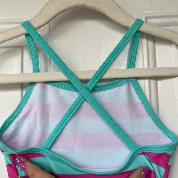 •Leveret• NWT Toddler Girl One Piece Swimsuit  - Size 3T - Picture 5 of 7
